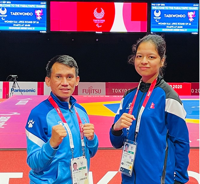 I coached at the Tokyo 2020 Paralympic Games, where my athlete, Palesha Goverdhan, won repechage matches against athletes from the United States and Serbia.